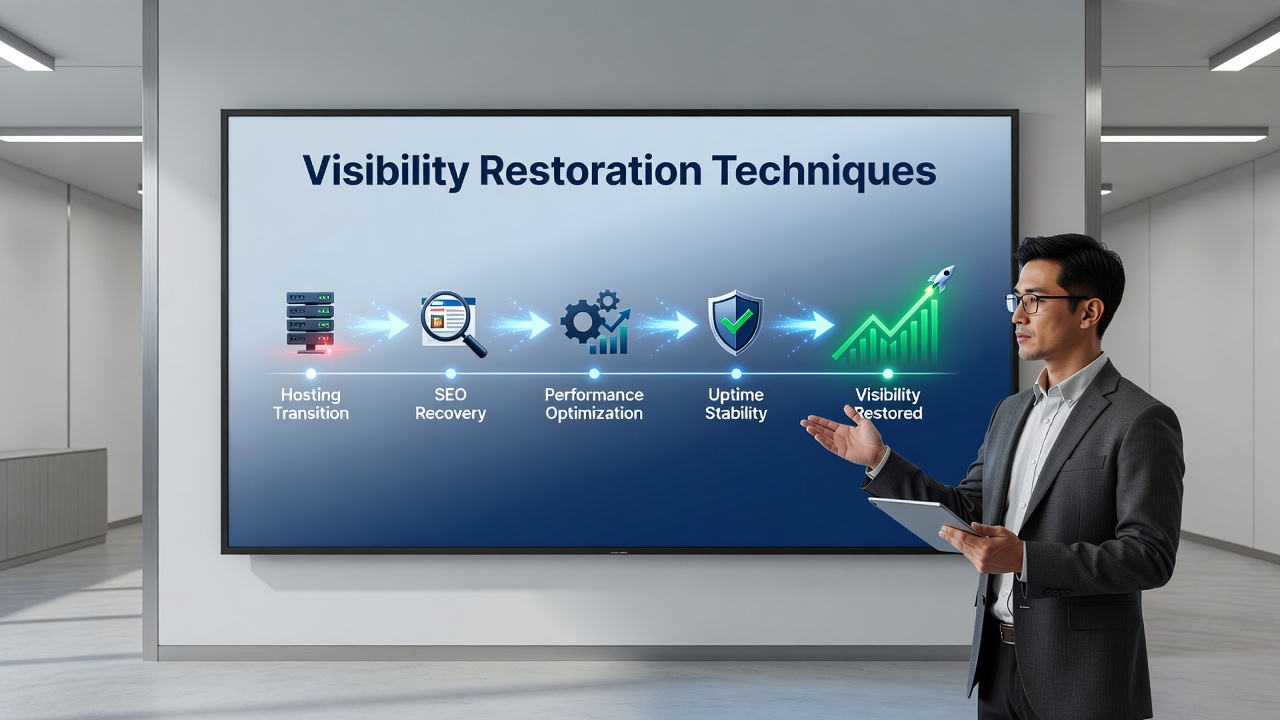 Exploring Visibility Restoration Techniques for Niche Websites in the Wake of Hosting Transitions
